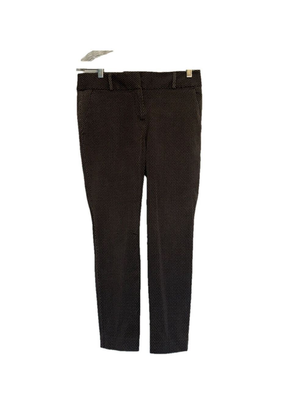 Loft: Marisa Skinny Patterned Pants: Size 4